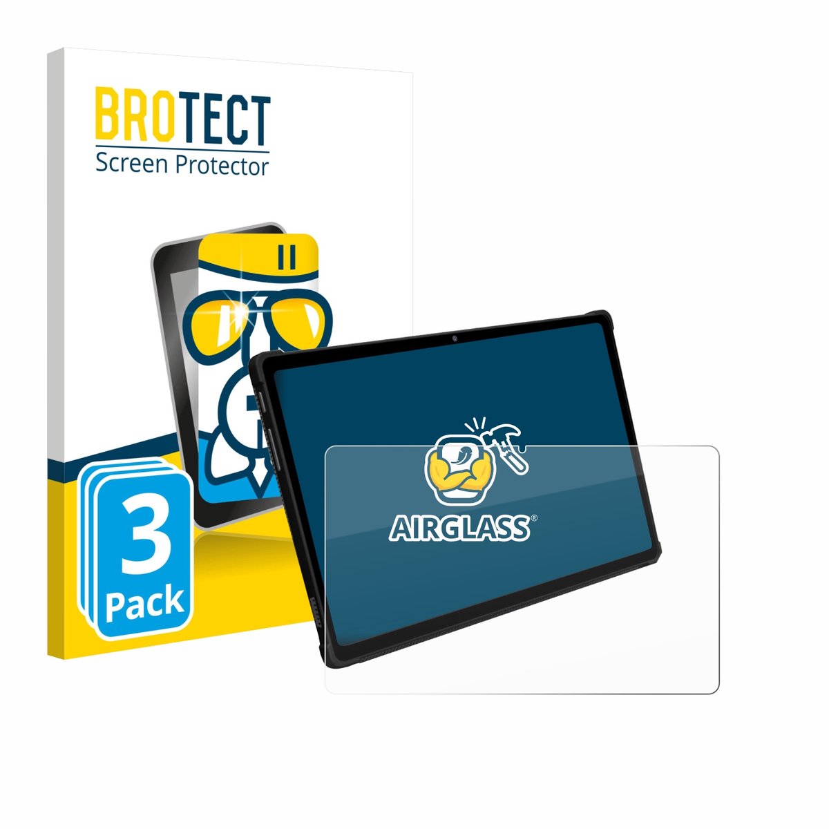 Screenprotector 3 Stuks voor FASTWD X609 T181-EEA 11" Beschermglas transparant