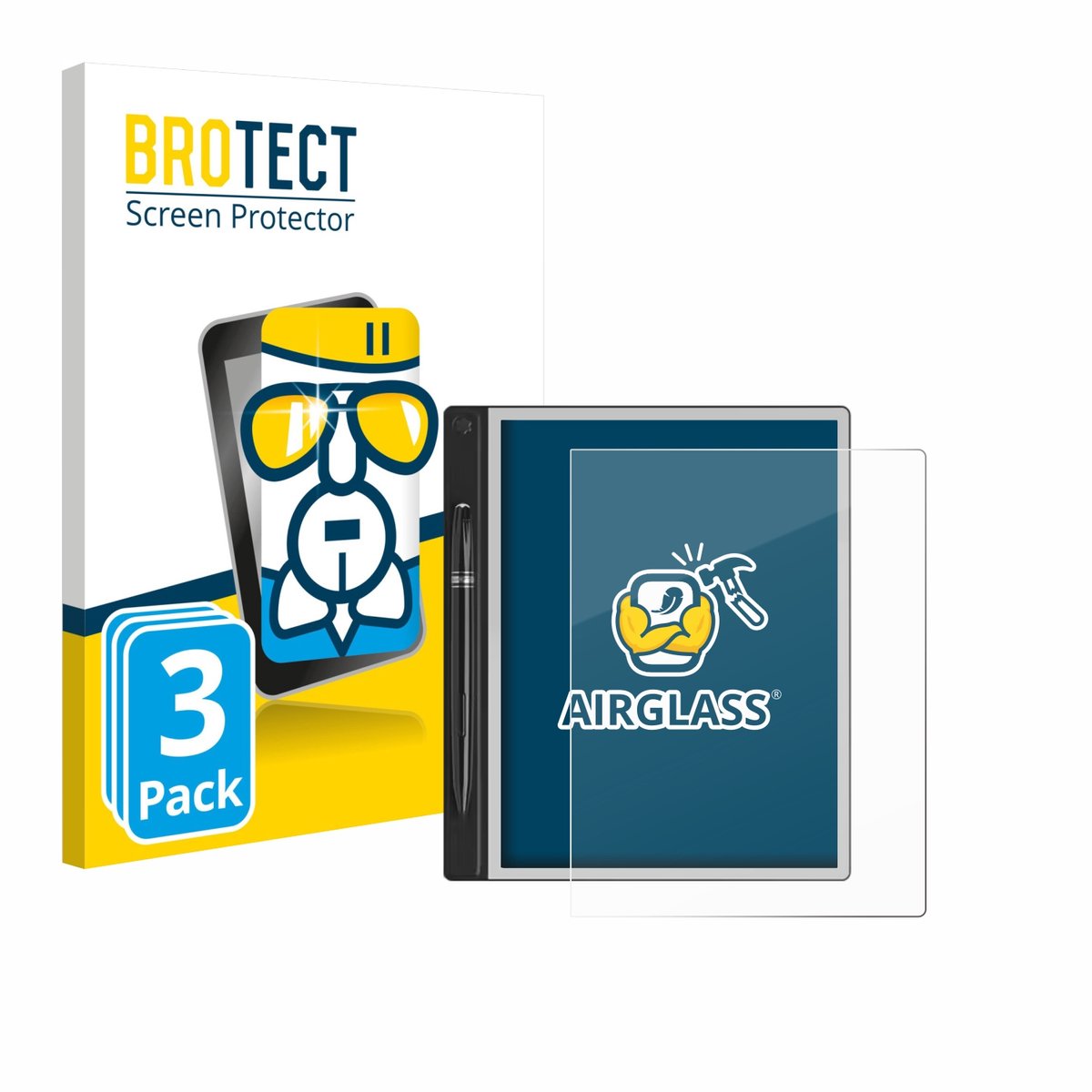 Screenprotector 3 Stuks voor Montblanc Digital Paper Beschermglas transparant