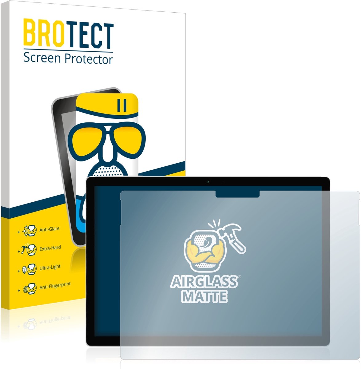 BROTECT - Screenprotector voor Microsoft Surface Book 2 13.5" - Folie Beschermfolie Beschermglas matte