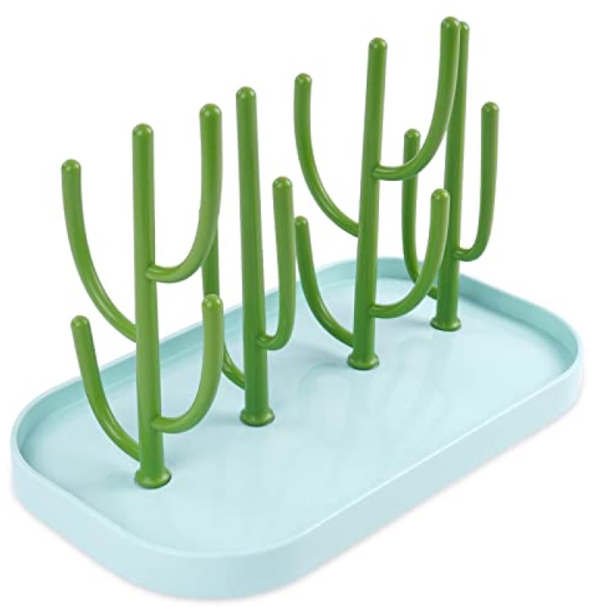 PromoHome Droogrek voor babyflessen en accessoires - 12 takken, ruimtebesparend, BPA-vrij