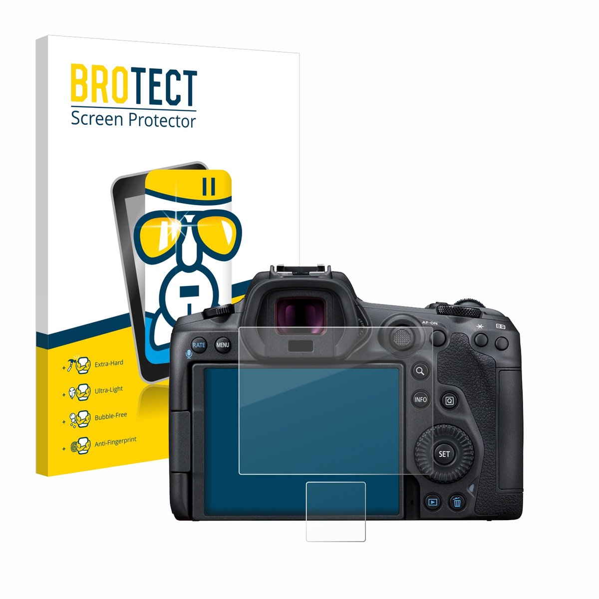 Screenprotector voor Canon EOS R5 Beschermglas transparant