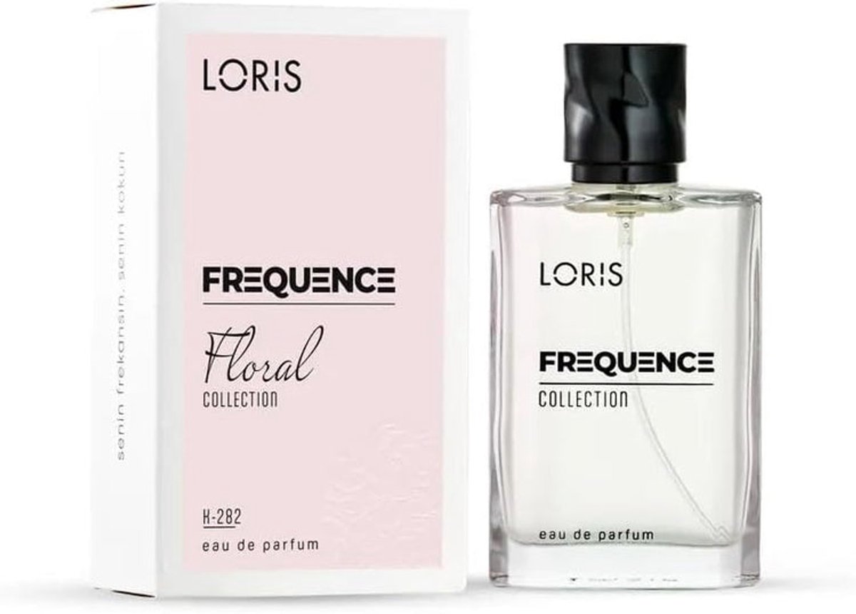Loris Parfum Frequence Oriental - 282 - Damesparfum - 50ML - Eau de Parfum - Geurnoten: bloemig, fruitig. Inhoud: lychee, nootmuskaat, vanille, vetiver, muskus.