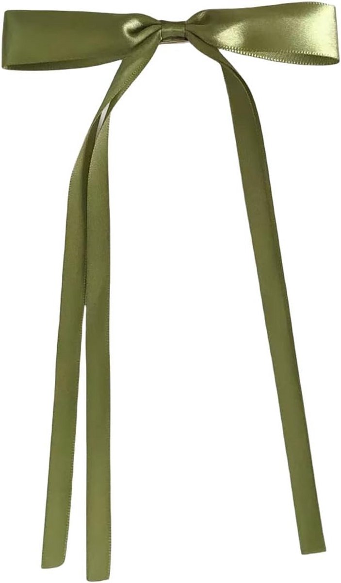 Set van 2 Elegante Haarstrikken met Lange Staart voor Meisjes en Dames