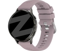 Bandz Siliconen 'Deluxe' bandje geschikt voor Garmin Vivoactive 4s / Vivomove 3s / Venu 4 - 41mm / Venu 3s / Venu 2s / Forerunner 265s / Forerunner 255s - Lavendel