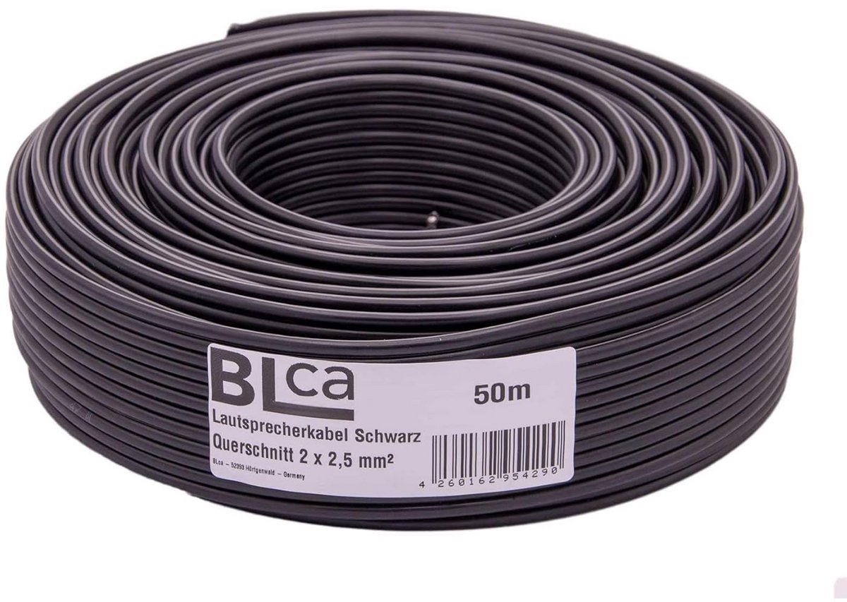 25 Meter Luidsprekerkabel Koper (2x1.5mm²) Massief Hoogzuiver Geïsoleerd Wit | Hifi en Stereo Kabel