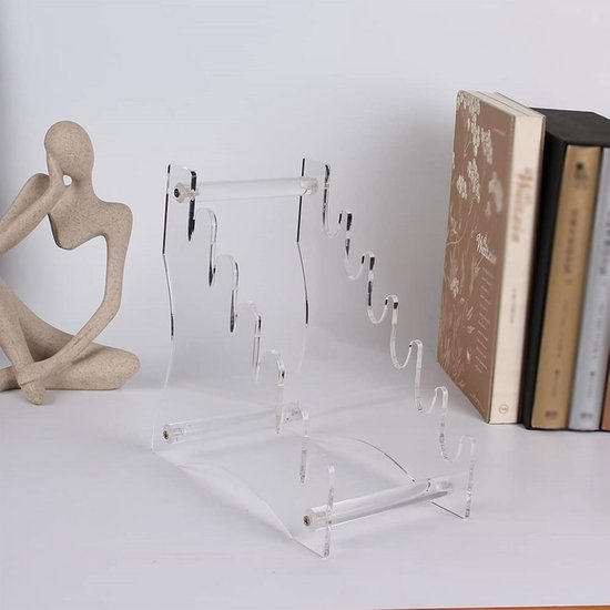 Display Standaard Messen Display Standaard voor 6 Messen op Tafel of in Vitrine | bol