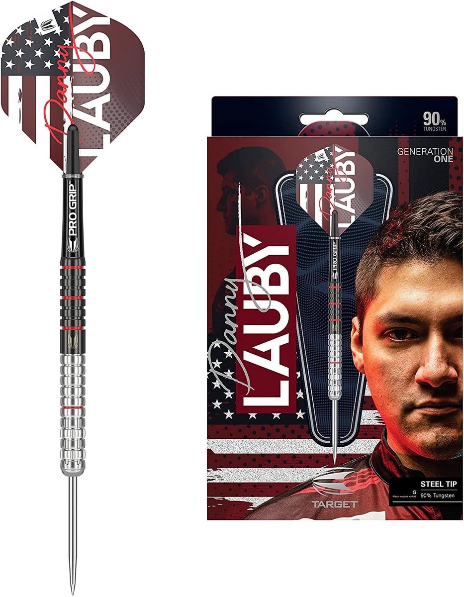 90% Tungsten Steeltip Darts Set - Professionele Kwaliteit voor Competitie