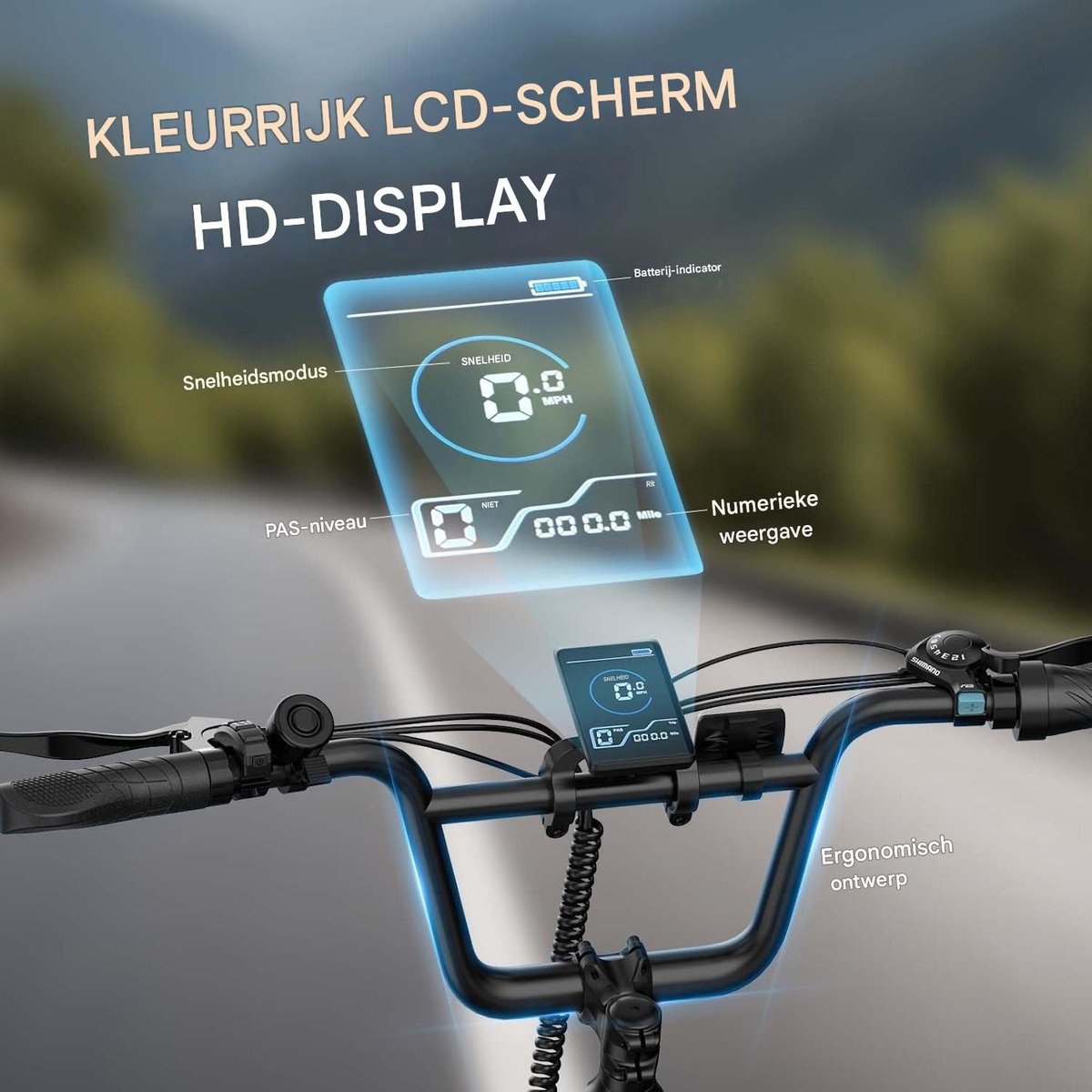 20 inch Elektrische fiets(155-195 cm) - 20inch thumbnail 5