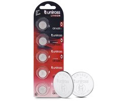 Uniross Lithium Button CR1620 3V 5 pack