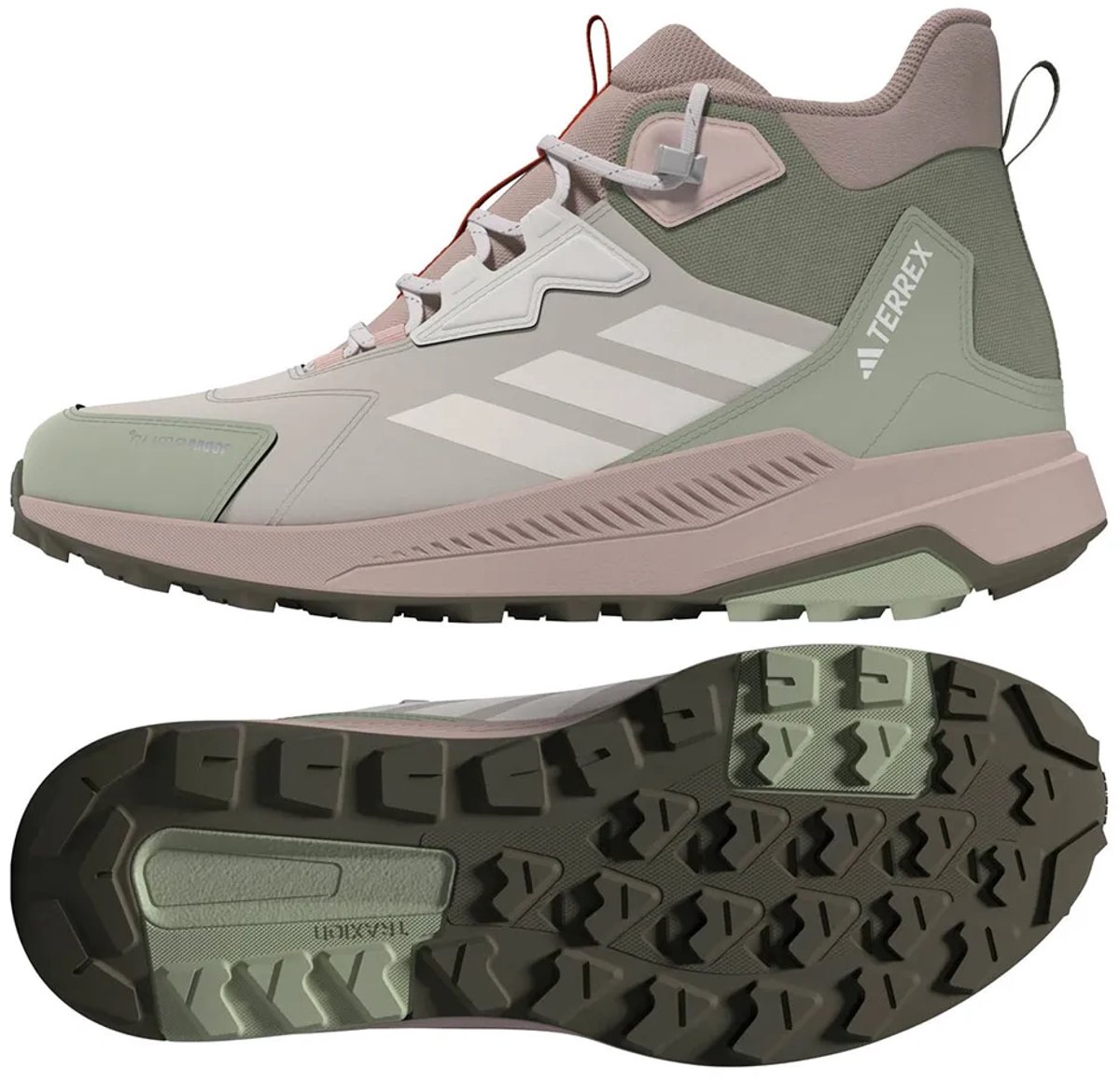 Adidas Terrex Anylander Leather Mid Climaproof Wandelschoenen Vrouw Groen