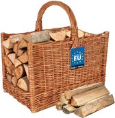 KOTARBAU Panier Osier, 45x29x45 cm, Buche, Marron, Rectangulaire, Anse