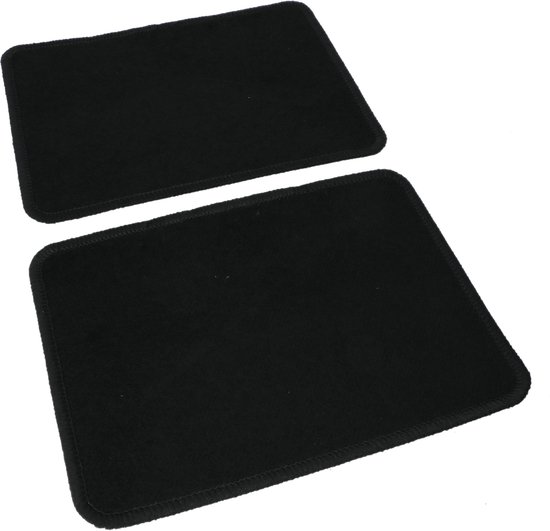 Carpoint Automatenset Malibu Universal Textile Noir 4 pièces
