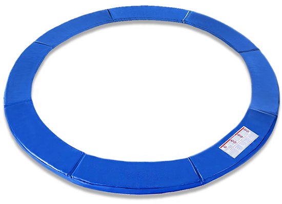 Aufun Trampoline randafdekking - frame bescherming - gevoerde veerbedekking - accessoireset - diameter 244 cm - blauw