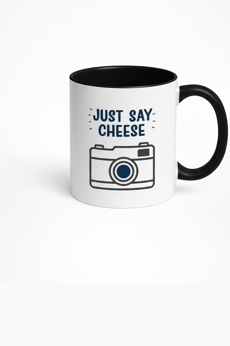 Just Say Cheese Koffiemok - Unieke Camera Design Mok