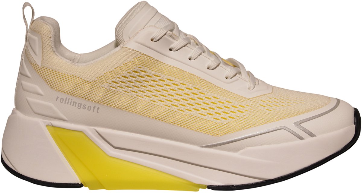 Gabor Rolling Soft witte dames sneakers