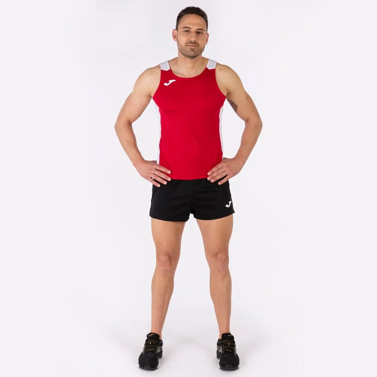 Joma Record Ii Mouwloos T-shirt Rood L Man
