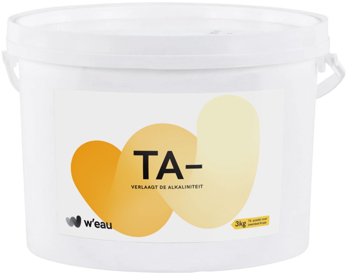 W'eau TA- Alkaliteit 3 kg - Voor stabiele pH waarde zwembad