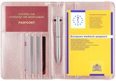 Vaccinatiepaspoort, 2 stuks, beschermhoes, transparant, vaccinatiepaspoort, scheurbestendig, vaccinatieboekje, hoes voor vaccinatiecertificaat voor kinderen en volwassenen (100 mm x 138 mm