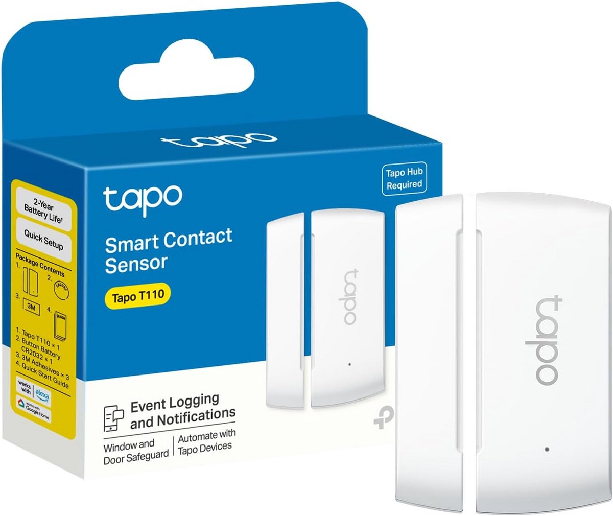 Slimme Deur en Raam Sensor - Draadloze Contactsensor voor Veiligheid
