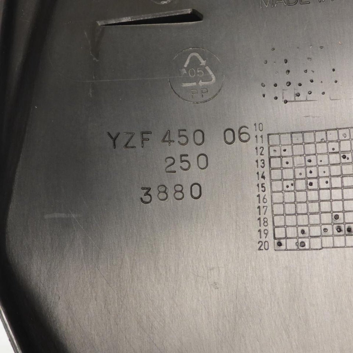 ufo koplamp plaat voor auto ya03880#001 nieuw