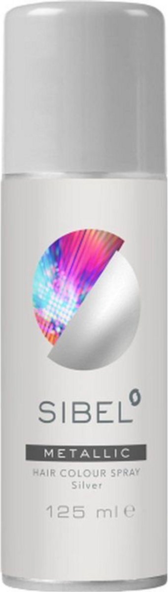 Sibel Hair Colour Spray Glitter -Zilver