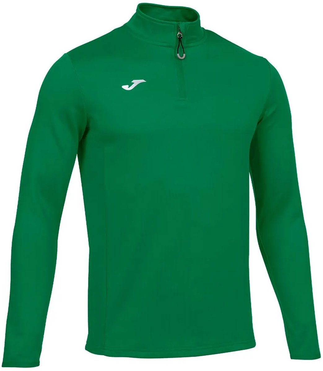 Joma Running Night Fleece Met Halve Rits Man Groen