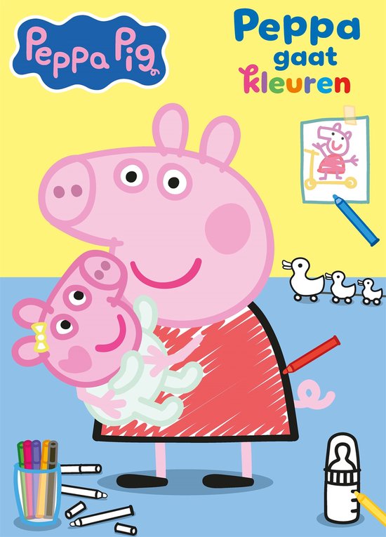 Peppa Pig - Peppa gaat kleuren - cover