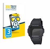BROTECT - Film de protection d'écran pour Casio G-Shock GW-M5610-1ER - Film de protection en verre transparent (3 pièces)