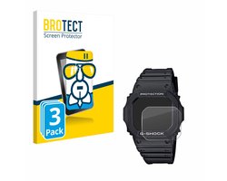 Screenprotector 3 Stuks voor Casio G-Shock GW-M5610-1ER Beschermglas transparant