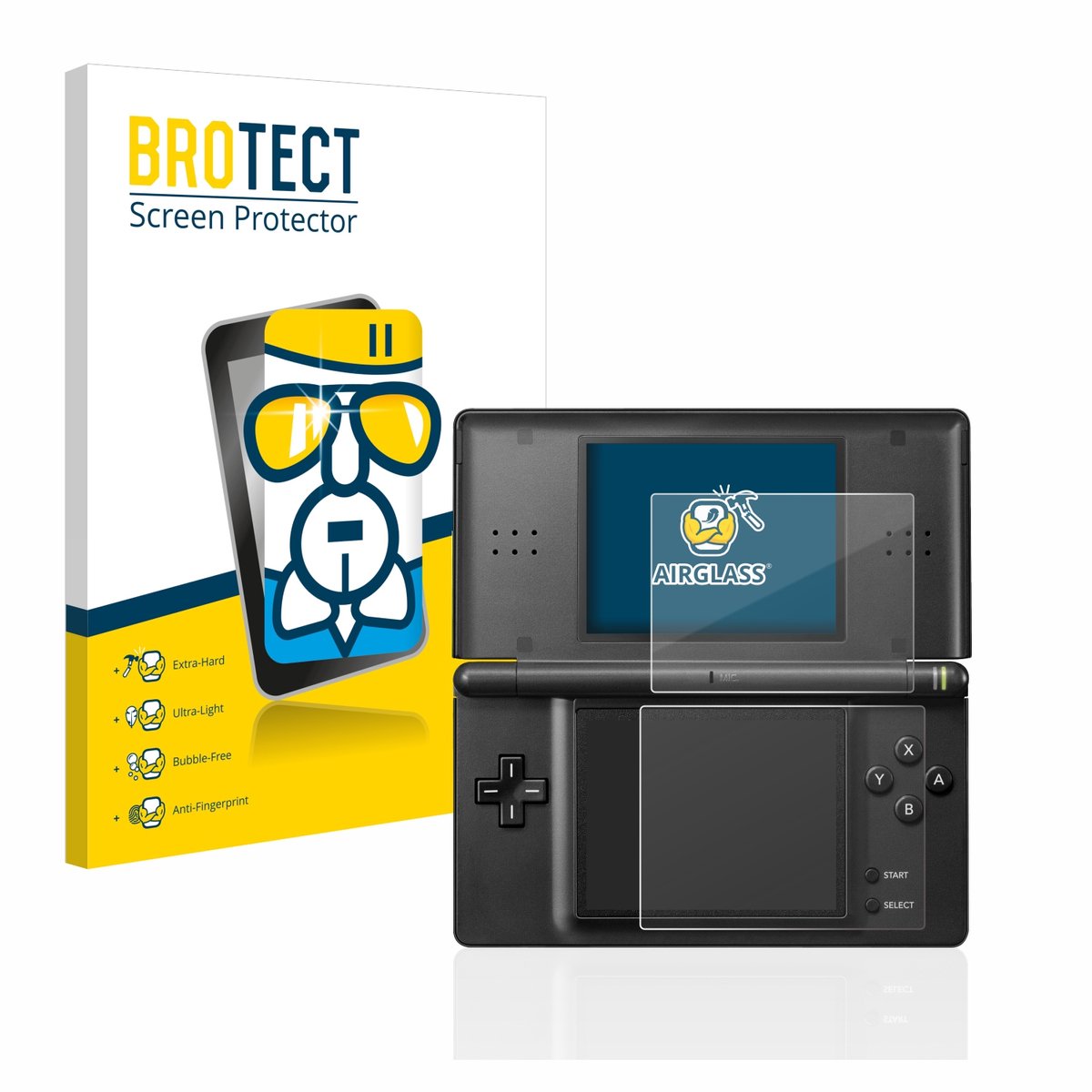 Screenprotector voor Nintendo DS LITE Beschermglas transparant