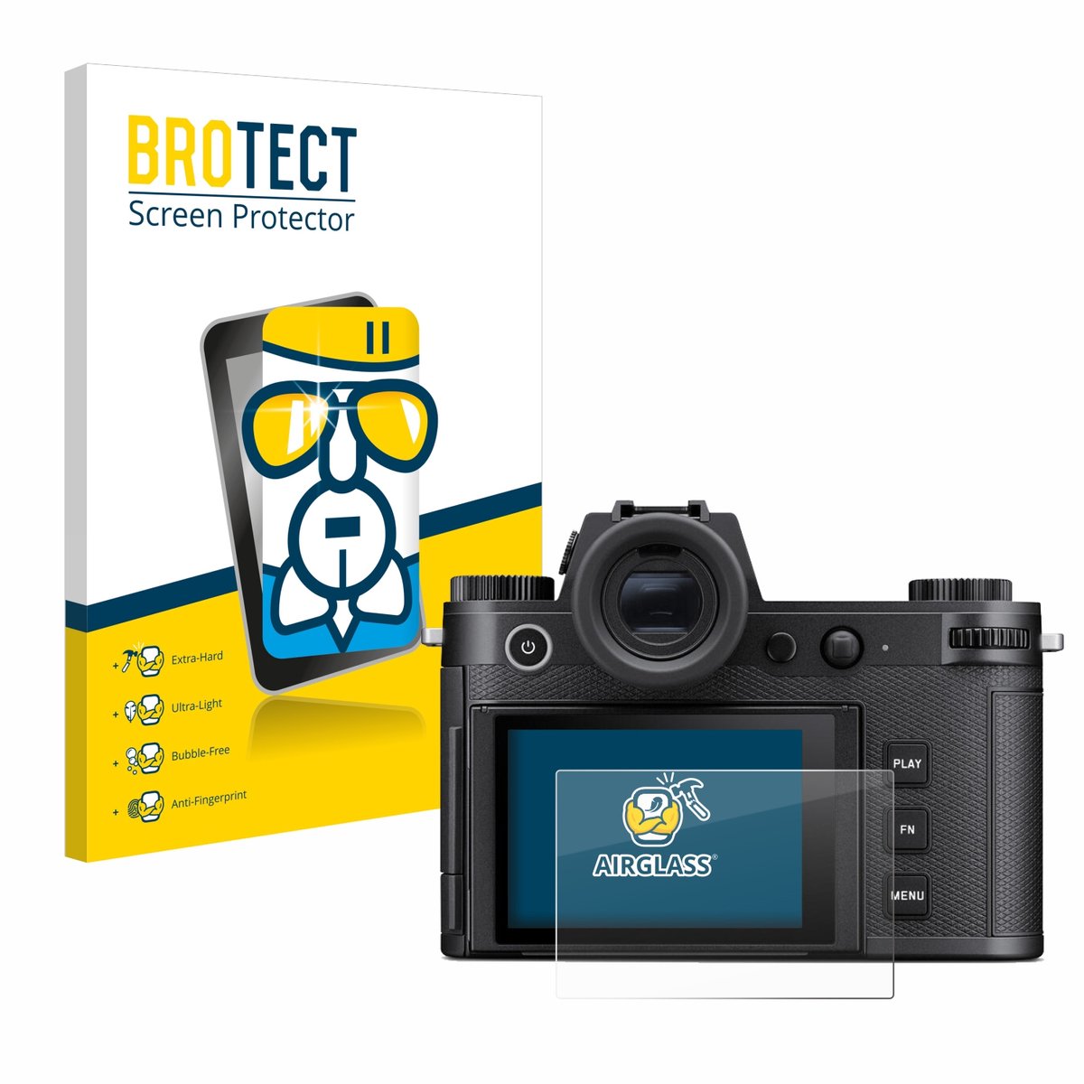 Screenprotector voor Leica SL3 / SL3-S Beschermglas transparant