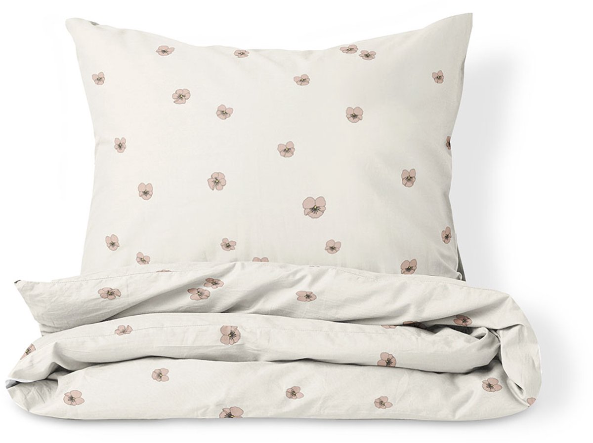 Petite Amélie Dekbedovertrekset – 120x150 cm – 100% Biologisch Katoen – Pansy