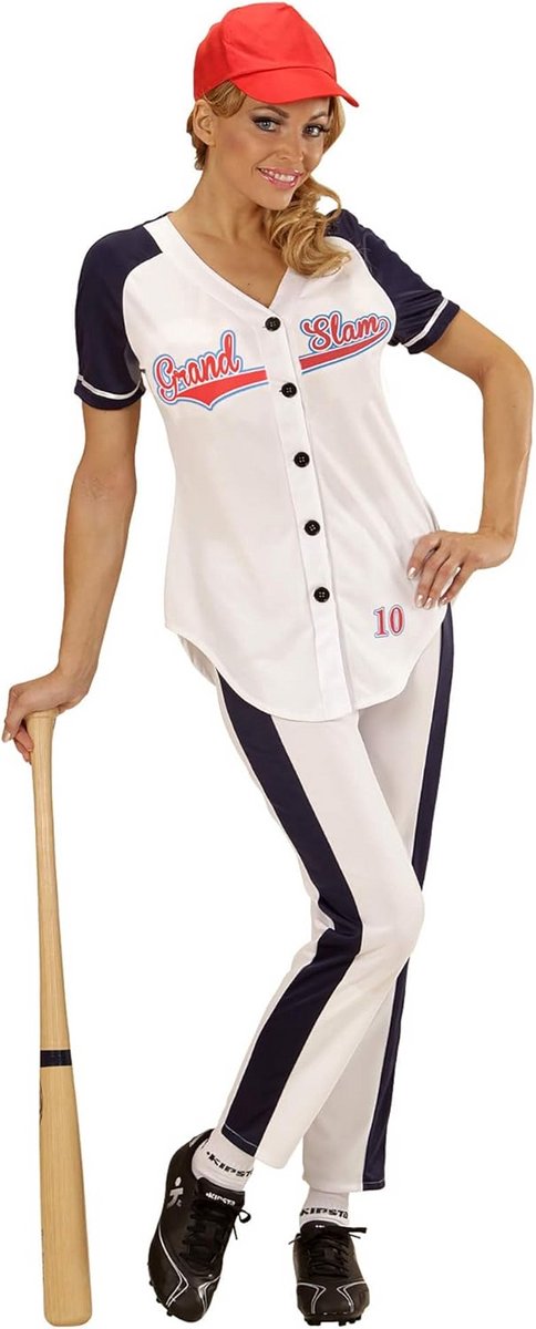 Stoer Baseball Meisje Kostuum Volwassenen Outfit Shirt Broek Pet