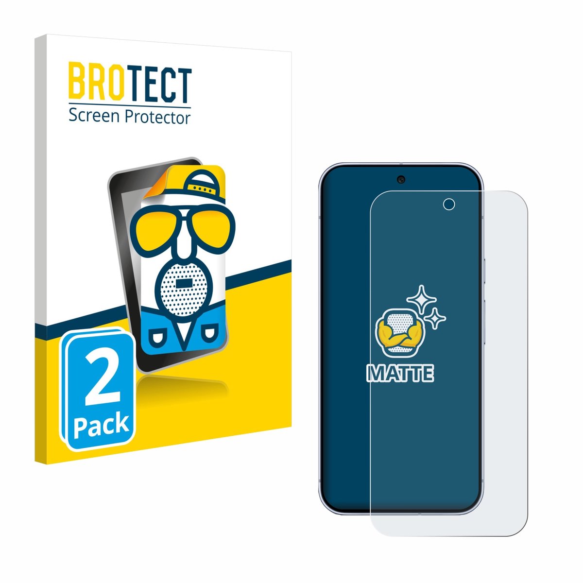 BROTECT - Screenprotector voor Google Pixel 10 Pro XL - Folie Beschermfolie matte 2 Stuks