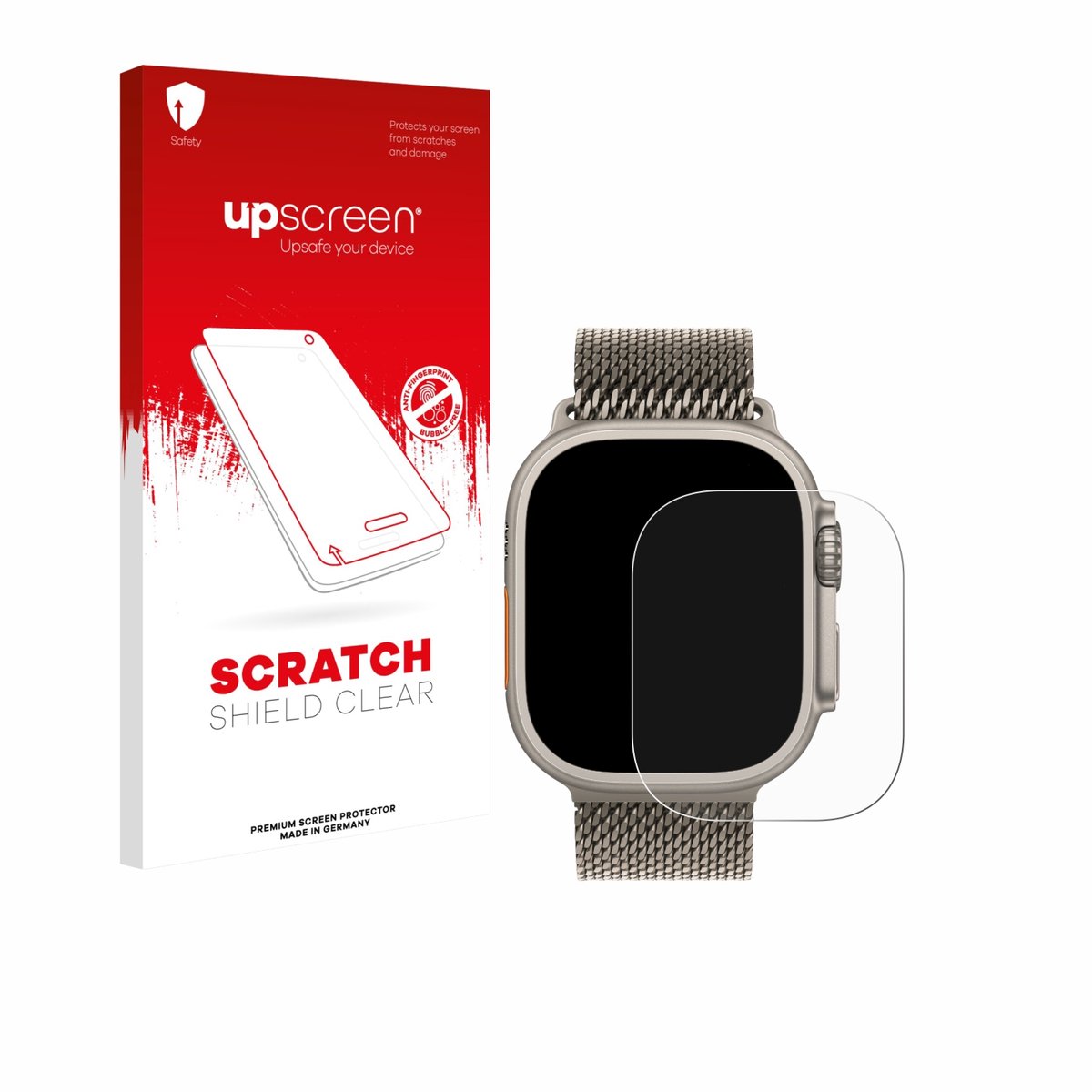 upscreen - Screenprotector voor Apple Watch Ultra 3 - Folie Beschermfolie transparant