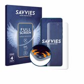 Savvies - Screenprotector voor Motorola Edge 60 Fusion - Folie Beschermfolie transparant volledig dekking 4 Stuks