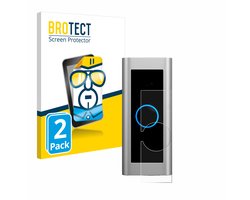 BROTECT - Screenprotector voor Ring Video Doorbell Pro 2 - Folie Beschermfolie transparant 2 Stuks