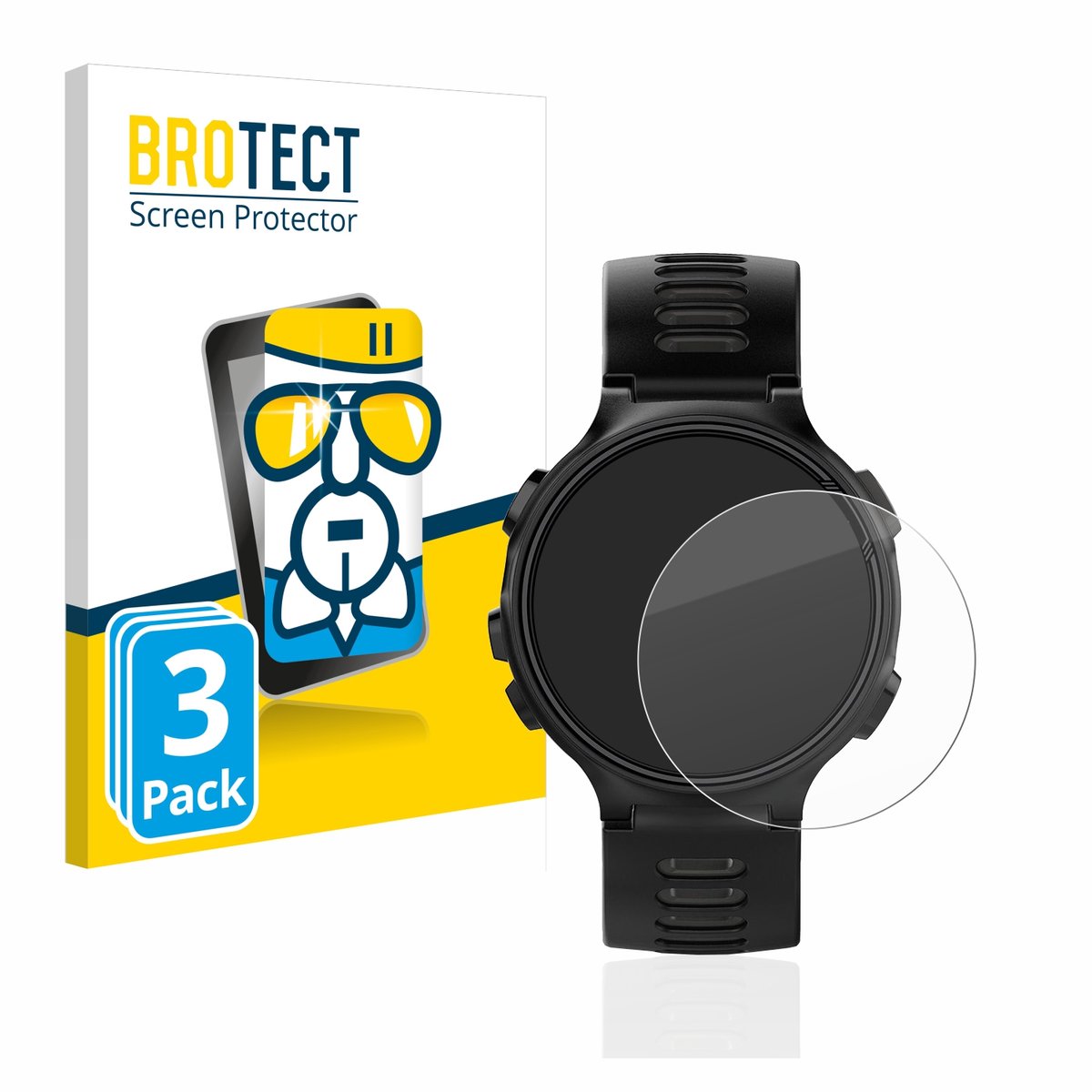Screenprotector 3 Stuks voor Garmin Forerunner 735XT Beschermglas transparant