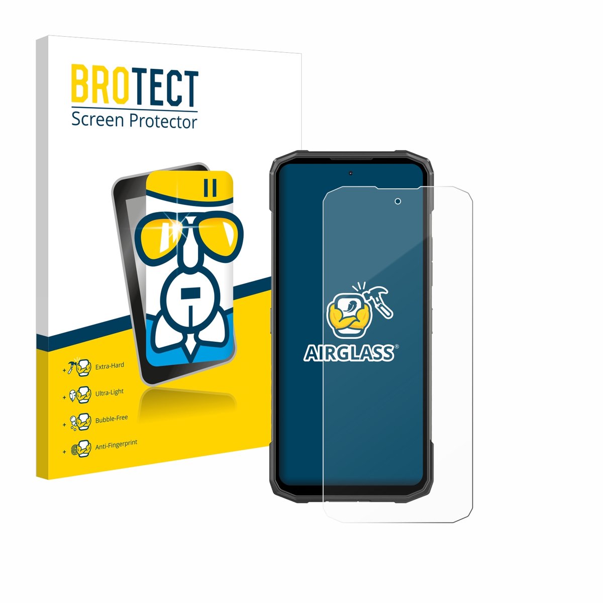 Screenprotector voor Doogee Blade 10 Power Beschermglas transparant