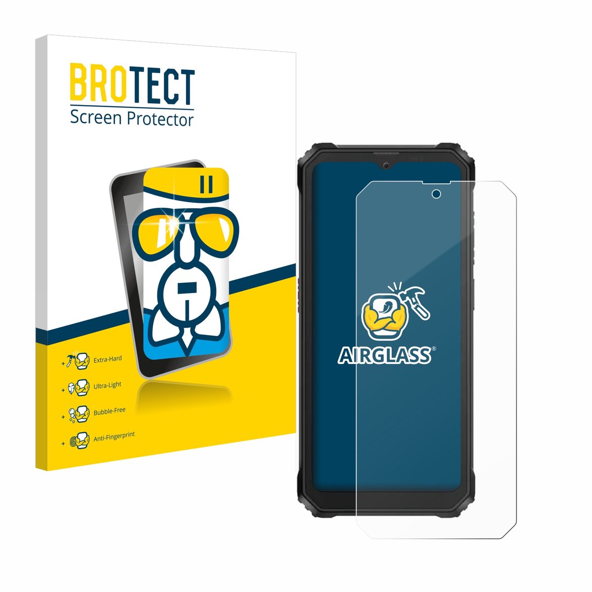 Screenprotector voor Blackview BV6200 Beschermglas transparant