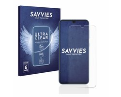 Savvies - Screenprotector voor Samsung Galaxy A20 / A30 / M30 / A50 / A50s - Folie Beschermfolie transparant 6 Stuks