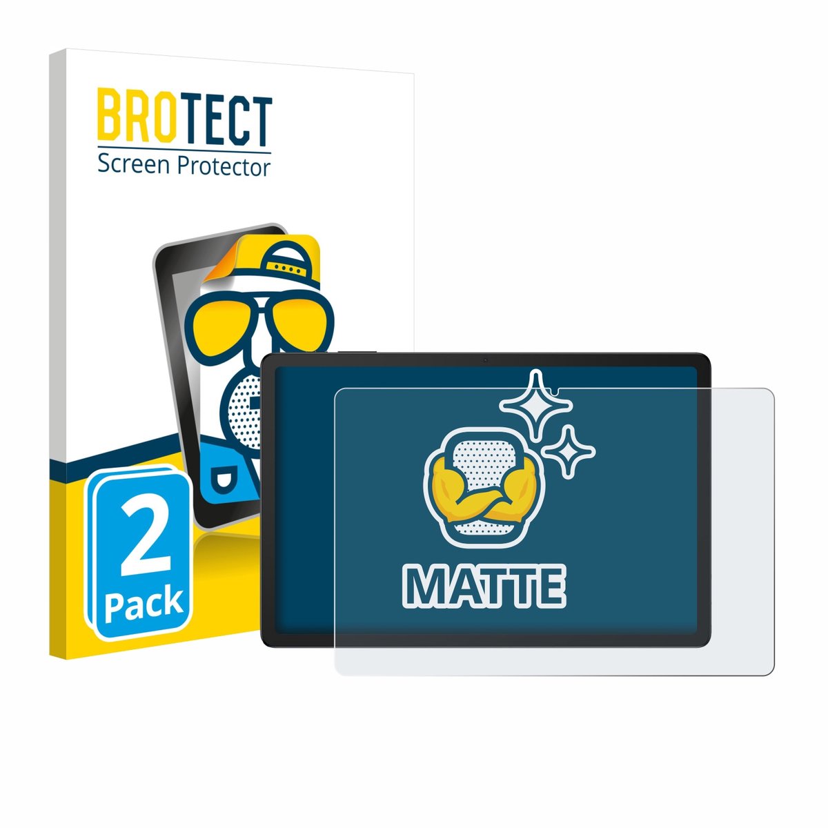 BROTECT - Screenprotector voor Doogee Tab G6 Plus - Folie Beschermfolie matte 2 Stuks
