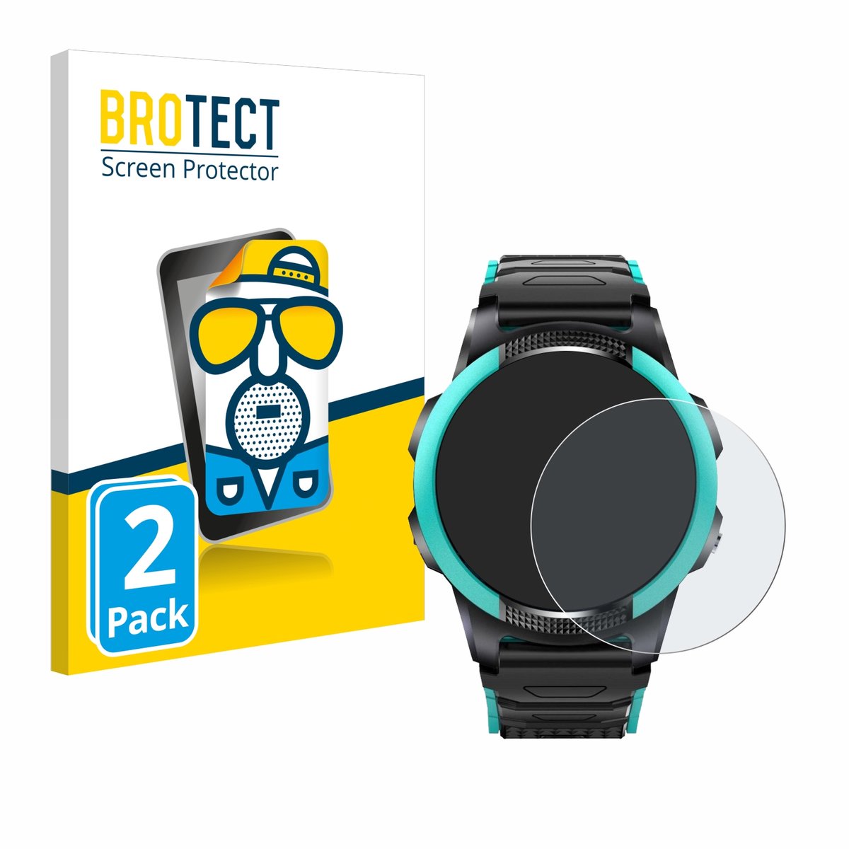 BROTECT - Screenprotector voor SaveFamily Slim 4G - Folie Beschermfolie matte 2 Stuks