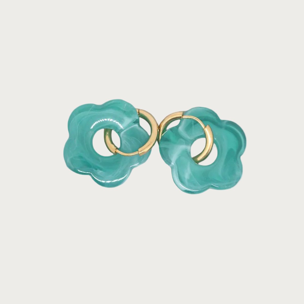 Rosy - Oorbellen - Green