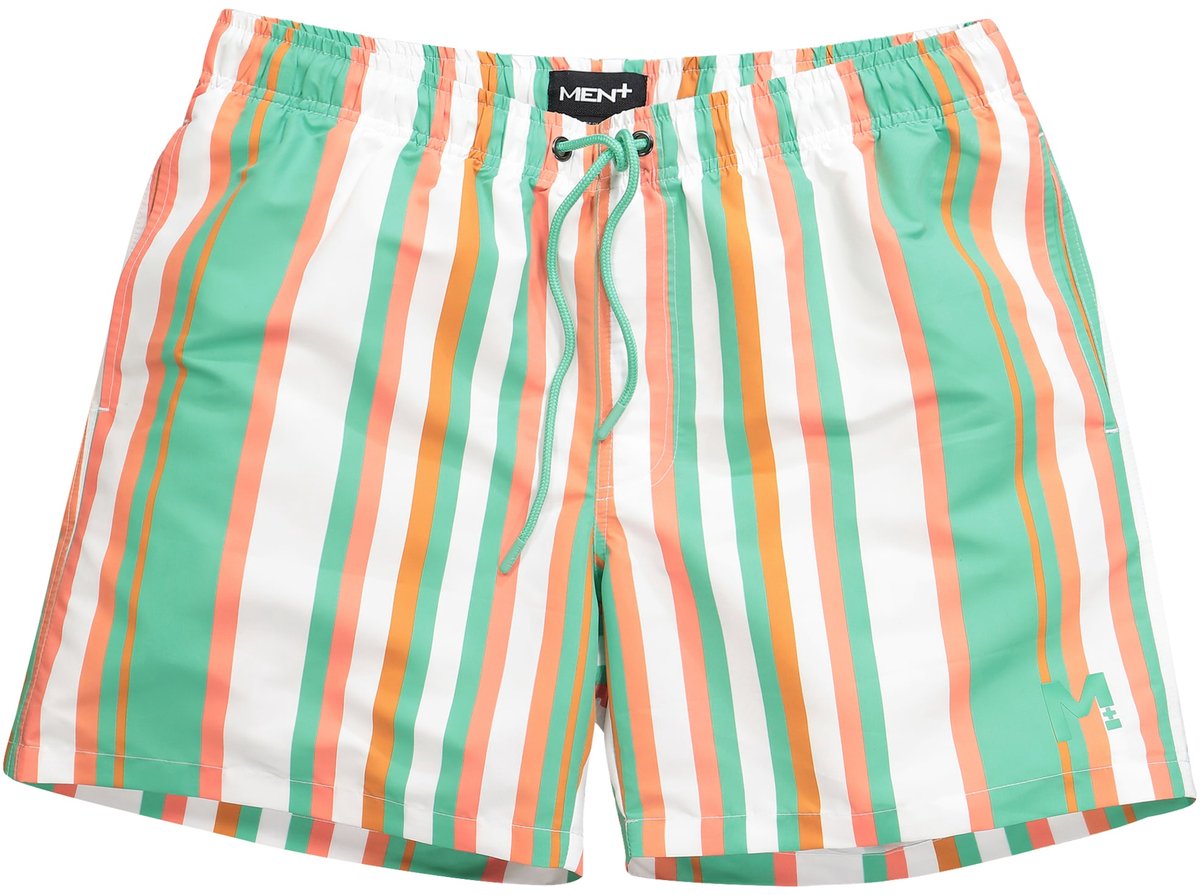 Men Plus - Heren - Zwemshort elastische tailleband - Groen - Maat 8XL