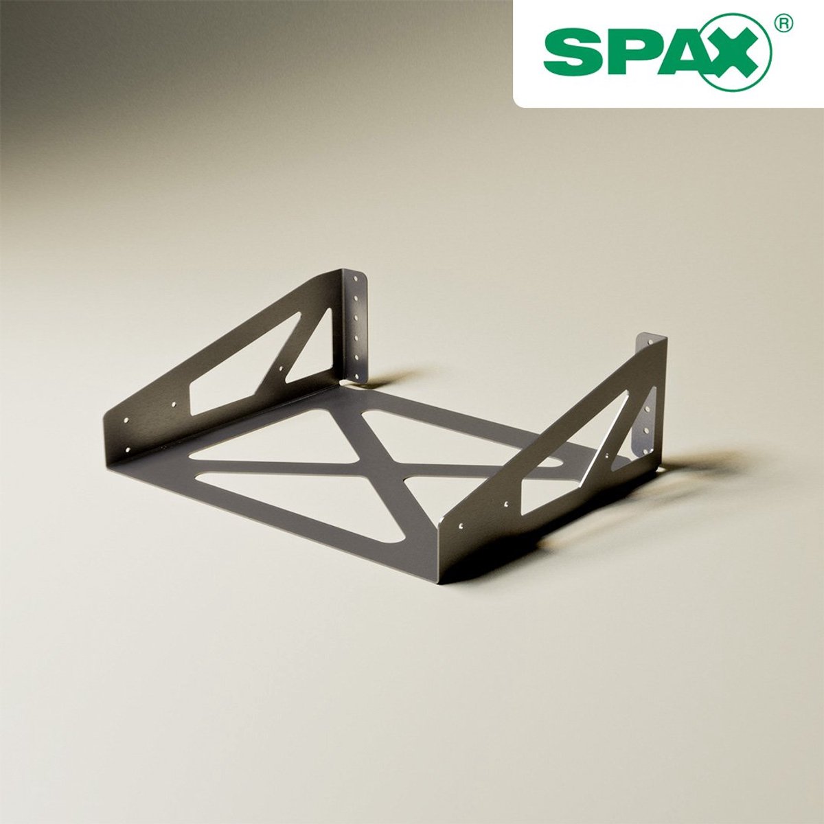 Stackwell Bracket - Gereedschapskist Houder voor Spax T-loc Systainer - Pull out Toolcase-Bracket - Opbergsysteem - Gereedschapskofferhouder voor muur & wandmontage - Thermisch verzinkt staal - Roestvrij en duurzaam- Schroeven inbegrepen