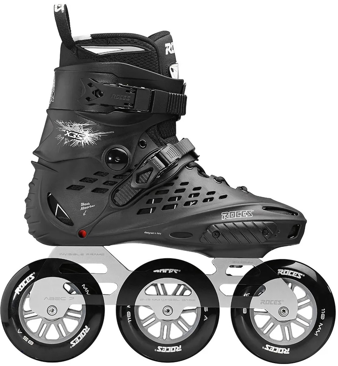 Roces X35 Tif Inline Skates Man Vrouw Zilver