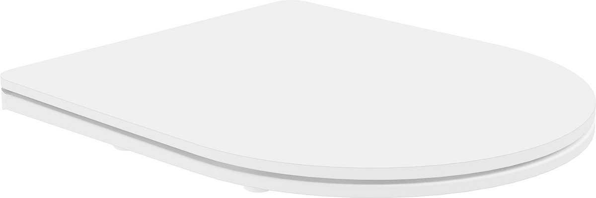 Mexen soft-close toiletzitting slim, duroplast, wit mat - 39740001