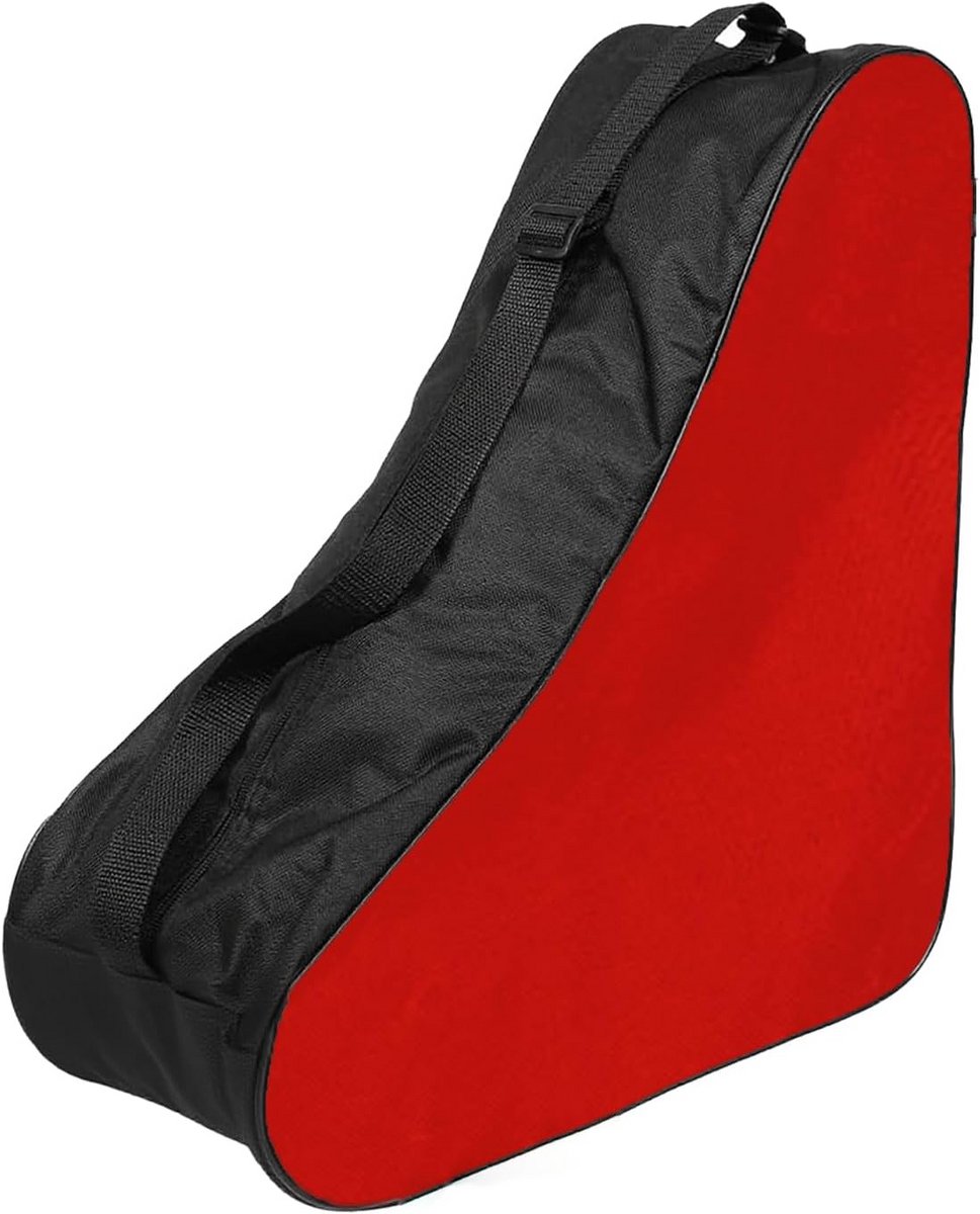 Rolschaatstas Volwassenen - Handige en Stevige Schaatsentas in Rood voor Comfortabel Vervoer