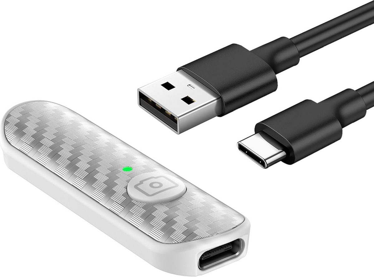 Draadloze Bluetooth Camera Afstandsbediening voor Smartphone - Selfie & Statief - Type-C Opladen
